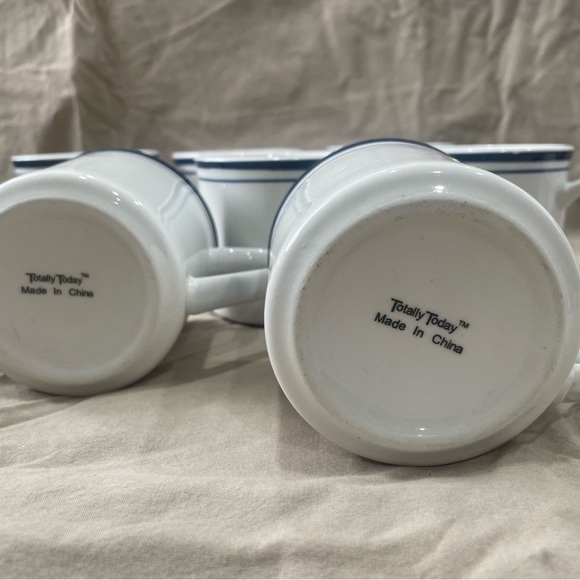 Totally Today Coffee cup Blue Dual Stripe - Picture 12 of 15